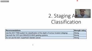 MS Urology Online PresentationsEAU Guidelines on Non Muscle Invasive Bladder Cancers [upl. by Annawat]