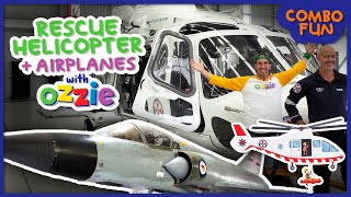 Rescue Helicopter Ambulance for Children  Learn Facts About Airplanes  Educational Video for Kids [upl. by Anavoj]