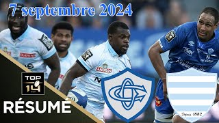 TOP 14  J1  Résumé partie complète Castres Olympique vs Racing 92  Saison 20242025 [upl. by Noicpecnoc]