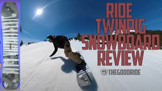 Ride Twinpig 2022 Snowboard Review Same for 2023 Compared to YES Greats [upl. by Tillio797]