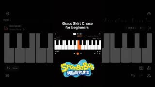 Grass Skirt ChaseSpongebob on Virtual Piano for beginners [upl. by Cynara]