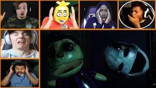 Lets Players Reaction To The Puppet Jumpscare  Final Nights 4 Demo [upl. by Abrahan]