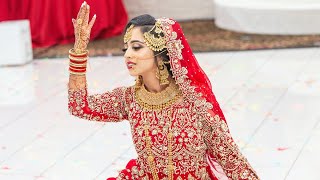 Beautiful Bridal Dance  Indian amp Pakistani Wedding  Salaam  Deewani Mastani  TailorMadeForReza [upl. by Park]