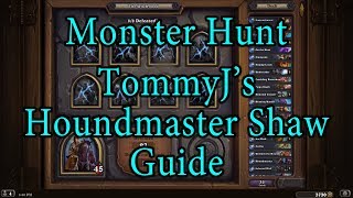 Hearthstone Witchwood Houndmaster Shaw Hunt Guide [upl. by Drarej]