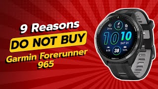 DONT BUY Garmin Forerunner® 965 Before Watching This Video ⏱️🚫 [upl. by Aierb]