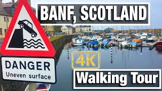 4K City Walks Banff Scotland  Virtual Walk and Walking Treadmill Video [upl. by Urion563]