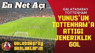 Yunusun Tottenhama Attığı Jeneriklik Gol Tribün Çekim 4K Galatasaray [upl. by Dnalevelc75]