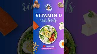 Top 10 Vitamin D Rich Foods List Superfoods 🥗🔥 [upl. by Lyndel826]