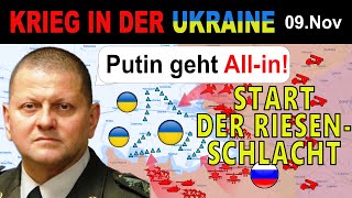 09NOVEMBER Putin zockt  Die Schlacht um Kurakhove ist der Wendepunkt  UkraineKrieg [upl. by Coppins]