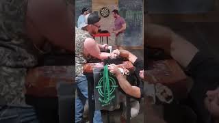 Matthew Belcher vs James Kight armwrestling [upl. by Amrak859]