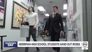 Herriman High students making Valentines Day special for others [upl. by Ahsekat]