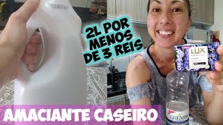 AMACIANTE CASEIRO com 2 ingredientes l Roupas Cheirosas e Macias muito barato e fácil de fazer [upl. by Crispen]