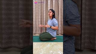 Improve Digestion With This Asana  Yoga to Improve Digestion System  health yoga shorts [upl. by Kcirdaed]