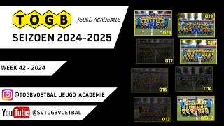 TOGB Jeugd Academie 20242025  Goals van week 42  2024 [upl. by Assirahs]