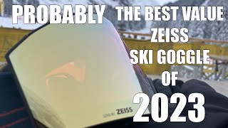 PROBABLY THE BEST VALUE ZEISS SKI GOGGLE 2023 REVIEW 4K [upl. by Oinota731]