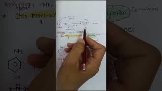 Bromination of Aniline Acetylation of AnilineAcetanilideProtection of NH2 group shortsvideo [upl. by Dagney533]