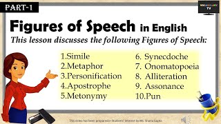 Top22 Figures of Speech in English Part1 [upl. by Wallie]