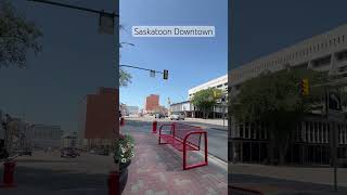 Saskatoon Downtown saskatchewan summer canadalife saskatoon canada [upl. by Alejo]