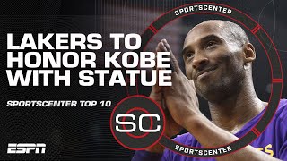 Kobe Bryant Top 10 moments of his career  SportsCenter [upl. by Sucramad]