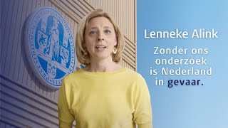 Lenneke Alink  Zonder ons onderzoek is Nederland in gevaar 5 [upl. by Deaner]