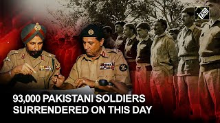 93000 Pakistani soldiers surrendered on this day 51 years ago  The story behind this historic day [upl. by Yerok]