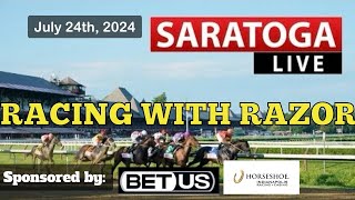 LIVE Horse Racing Handicapping  Saratoga  Delaware Park  Parx  Finger Lakes  Wed July 24th [upl. by Ennaeerb]