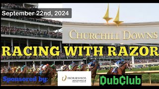 LIVE Horse Racing Handicapping  Churchill Downs  Belmont at the Big A  Gulfstream  Sun Sept 22nd [upl. by Livingstone]