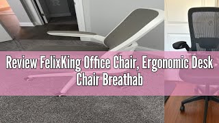 Review FelixKing Office Chair Ergonomic Desk Chair Breathable Mesh Chair with Adjustable High Back [upl. by Annissa]