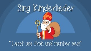 Lasst uns froh und munter sein  Weihnachtslieder zum Mitsingen  Sing Kinderlieder [upl. by Myrwyn]