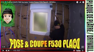 715 ⏩ POSE et COUPE F530 fourrures quot ContreCloison F530 Placo®  DRYWALL [upl. by Tynan]