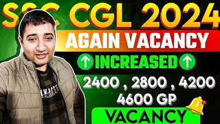 Exciting News SSC CGL 2024 Vacancy Update  SSC CGL 2024 Notification [upl. by Settera]