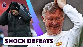 Biggest SHOCK Defeats In Premier League History 😱 [upl. by Ellegna588]