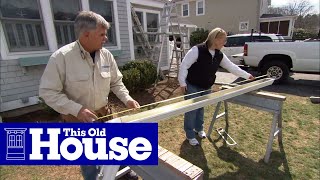 How to Install Aluminum Gutters  This Old House [upl. by Renard]