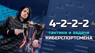 4222 ЛУЧШИЕ ТАКТИКИ И ЗАДАЧИ ОТ ПРОИГРОКА В ФИФА 22  ЛУШАЯ СХЕМА FIFA 22 ULTIMATE TEAM [upl. by Pugh]