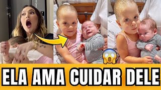 MARIA FLOR NÃO QUER LARGAR O IRMÃO JOSÉ LEONARDO 😱 [upl. by Grati]