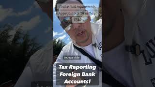 How to Report Foreign Bank Accounts  CPA Discuss [upl. by Jedd]