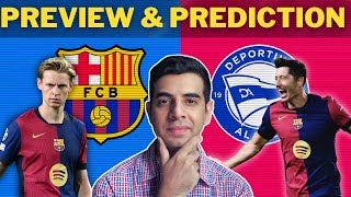 Deportivo Alavés vs Barcelona Can Barça Bounce Back in La Liga [upl. by Anuahsat]