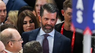 Get out of here Donald Trump Jr clashes with MSNBC reporter at RNC [upl. by Orlanta960]