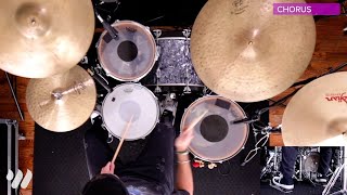 Yet Not I But Through Christ In Me  CityAlight  Drum Tutorial [upl. by Jan]