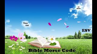 Psalm 55 of 150  BibleMorseCode [upl. by Oisor447]