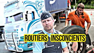 Arrestation de routiers inconscients de leur potentiel danger [upl. by Crispas239]