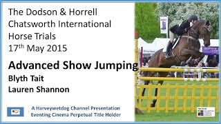 Advanced Show Jumping Chatsworth Horse Trials [upl. by Trebled111]