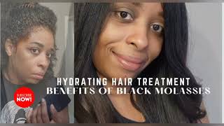 Hydrating Hair TreatmentBenefits of Black MolassesANTIGREYING [upl. by Eirahcaz]