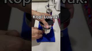 Taste Test No 1 Kopi Luwak Espresso CoffeeLover espresso Baumann CoffeeTime CivetCoffee [upl. by Arretal291]