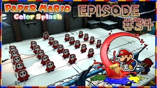 Paper Mario Color Splash  Cheatit Or Drown Fort Cobalt  Episode 34 [upl. by Rubina788]