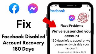 Facebook How to recover facebook account disabled 180 days  Facebook Disabled Account Recovery [upl. by Aloysia]