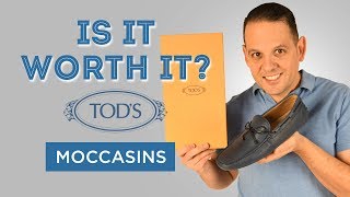 Tods Mocs  Is It Worth It  Luxury Driving Moccasin Shoe Review [upl. by Aihtnic]