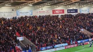 Mansfield Town fans at Doncaster [upl. by Reuven]