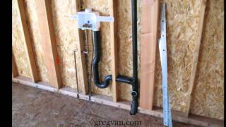 How To Manipulate Washer Drain Pipes  Rough Plumbing Examples [upl. by Narhet752]