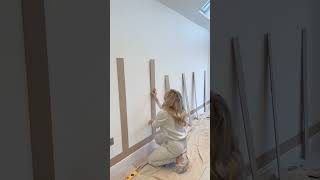 Complete DIY wall panelling transformation with Roomix [upl. by Einre56]